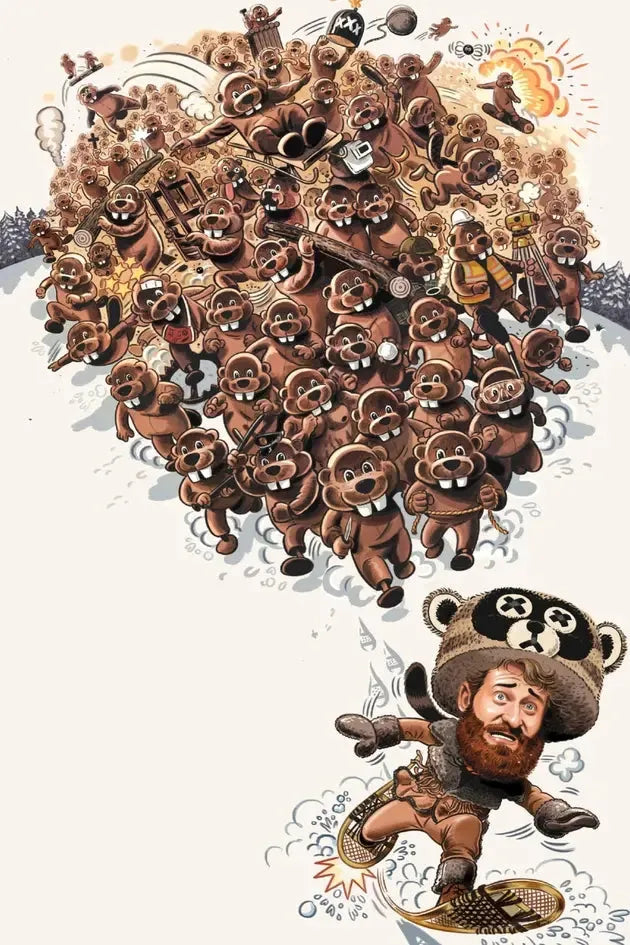 Experience Hilarious Cuddly Chaos of Hundreds of Beavers!